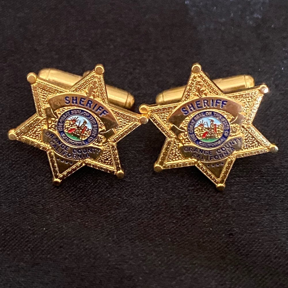 New Orange County Sheriff cuff links